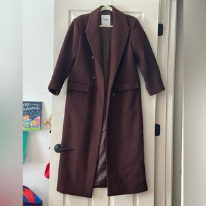 Abercrombie Wool-Blend Double Breasted Coat